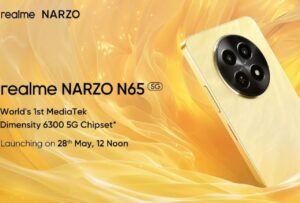 Realme Narzo N65 5G : Realme का नया बजट स्मार्टफोन हुआ लॉन्च, गिले हाथों में भी चलेगा ये फोन, जाने कीमत