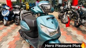 Activa को मार्केट से बाहर फेक देगी नई Hero Pleasure Plus 55Kmpl का शानदार माइलेज