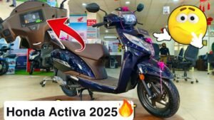 मॉडर्न फीचर्स से लोड होकर चली आई नयी Honda Activa 2025 मॉडल, मात्र ₹80,000 से