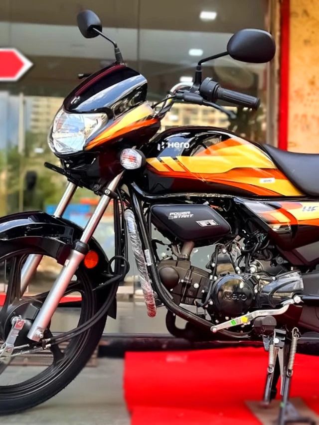 Hero HF Deluxe जबरदस्त माइलेज वाली किफायती बाइक!